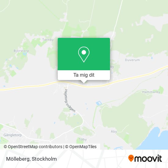 Mölleberg karta