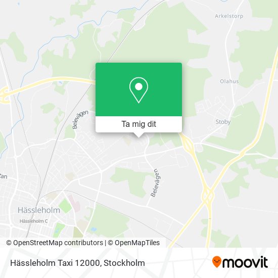 Hässleholm Taxi 12000 karta