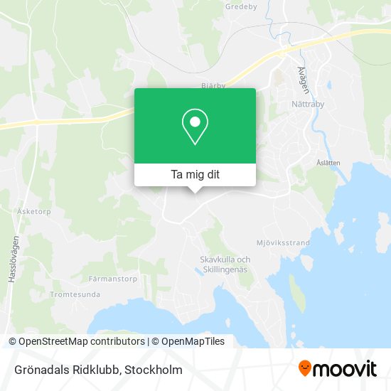 Grönadals Ridklubb karta