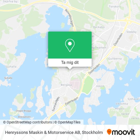 Henryssons Maskin & Motorservice AB karta