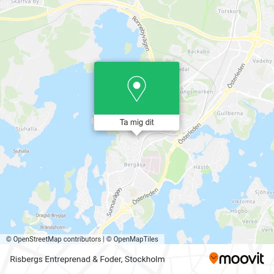 Risbergs Entreprenad & Foder karta