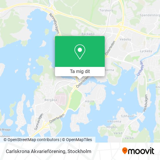 Carlskrona Akvarieförening karta