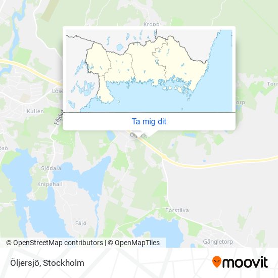 Öljersjö karta