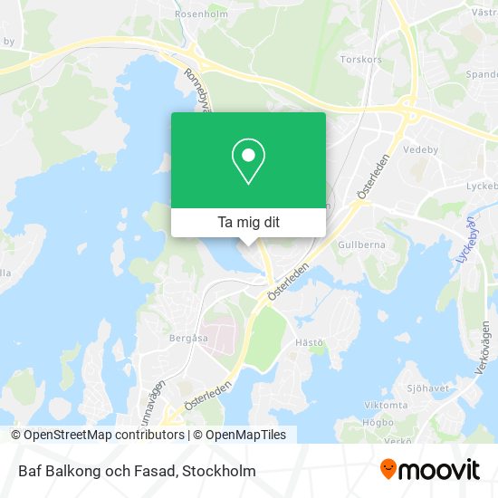 Baf Balkong och Fasad karta