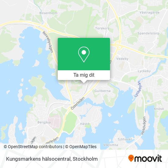 Kungsmarkens hälsocentral karta