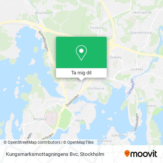 Kungsmarksmottagningens Bvc karta