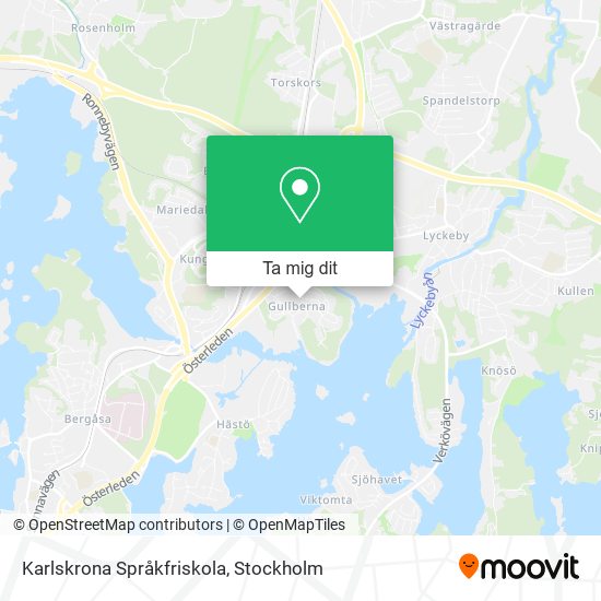Karlskrona Språkfriskola karta