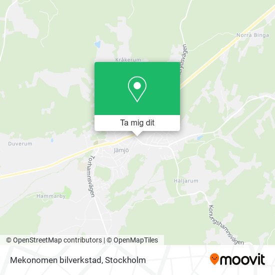 Mekonomen bilverkstad karta