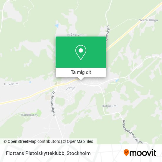 Flottans Pistolskytteklubb karta