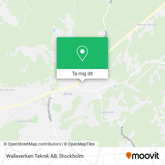Walleverken Teknik AB karta