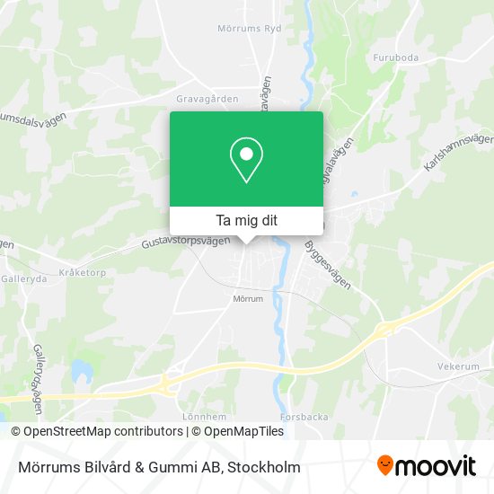 Mörrums Bilvård & Gummi AB karta