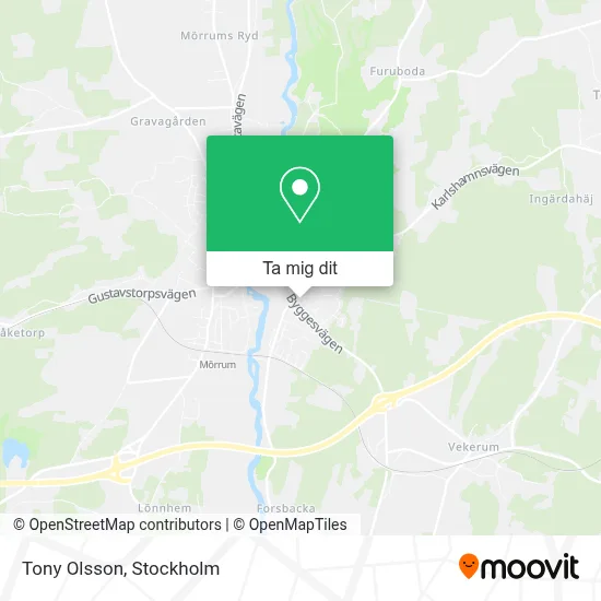 Tony Olsson karta