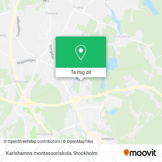 Karlshamns montessoriskola karta