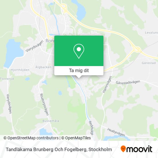 Tandläkarna Brunberg Och Fogelberg karta