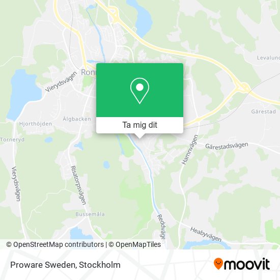 Proware Sweden karta