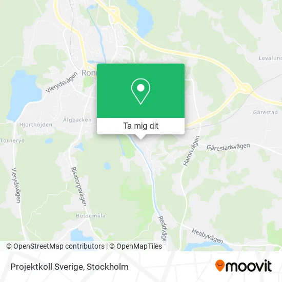 Projektkoll Sverige karta