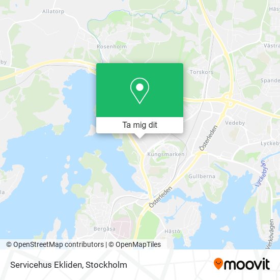 Servicehus Ekliden karta