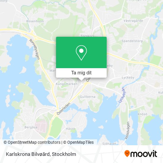 Karlskrona Bilvøãrd karta