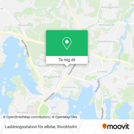 Laddningsstation för elbilar karta