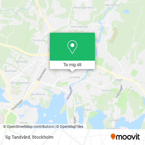 Sg Tandvård karta