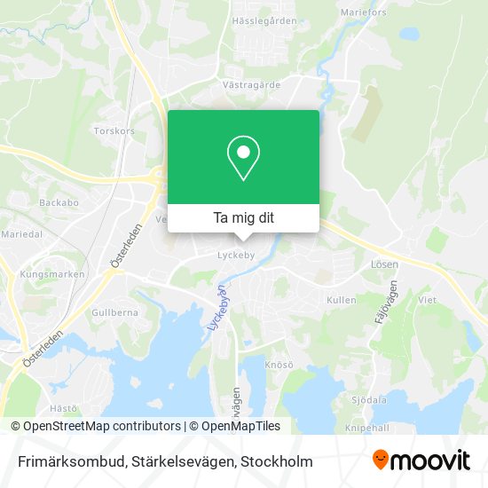 Frimärksombud, Stärkelsevägen karta