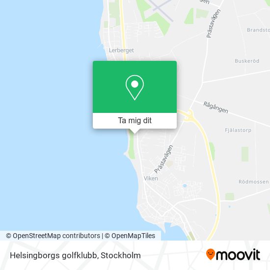 Helsingborgs golfklubb karta