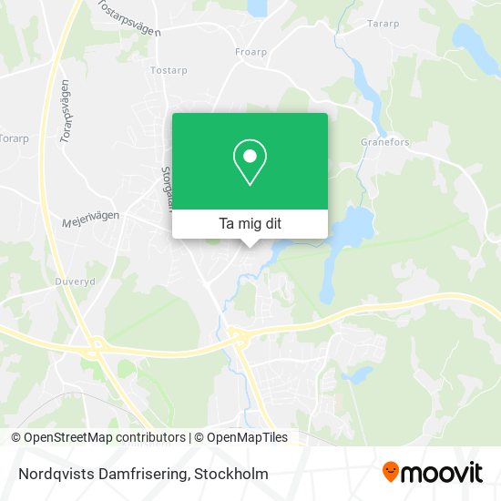 Nordqvists Damfrisering karta