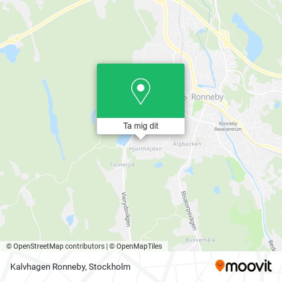 Kalvhagen Ronneby karta