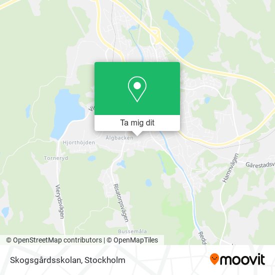 Skogsgårdsskolan karta