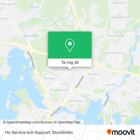 Hs Service och Support karta