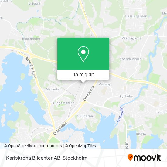 Karlskrona Bilcenter AB karta