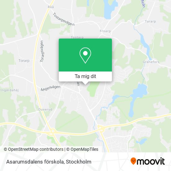 Asarumsdalens förskola karta