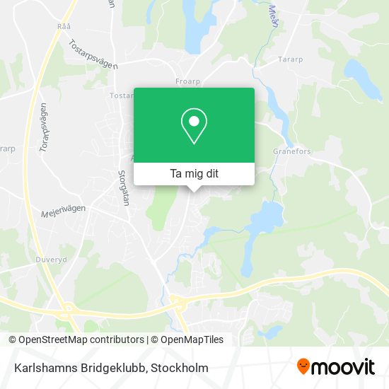 Karlshamns Bridgeklubb karta