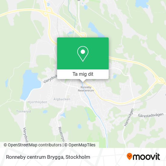 Ronneby centrum Brygga karta