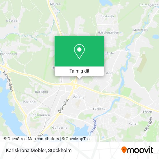 Karlskrona Möbler karta