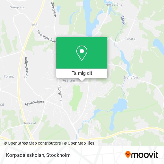 Korpadalsskolan karta