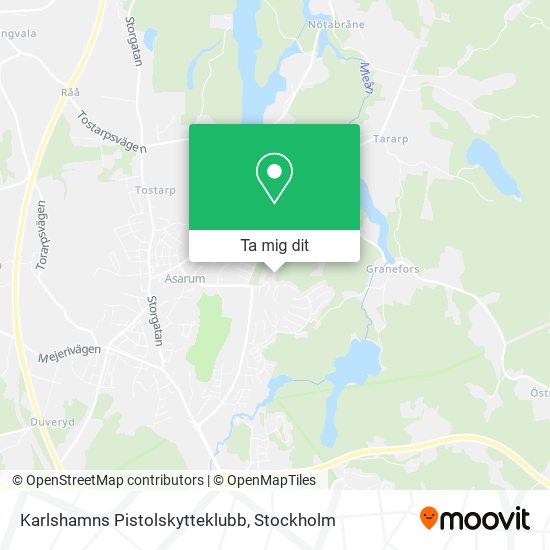 Karlshamns Pistolskytteklubb karta