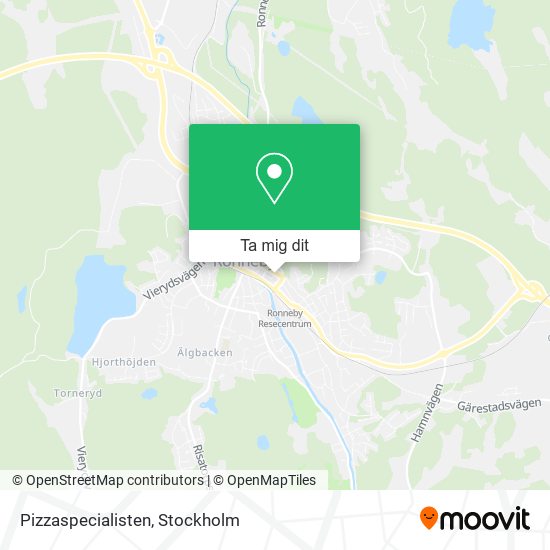 Pizzaspecialisten karta