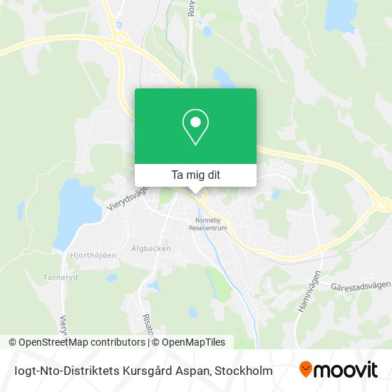 Iogt-Nto-Distriktets Kursgård Aspan karta