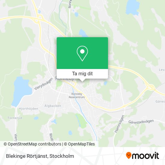 Blekinge Rörtjänst karta