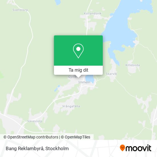 Bang Reklambyrå karta