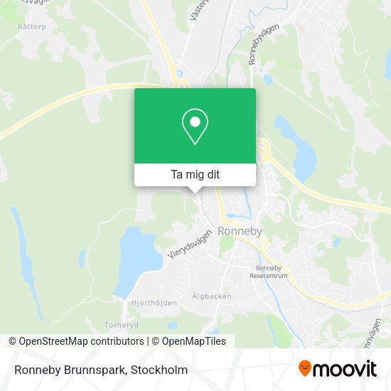 Ronneby Brunnspark karta