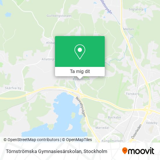 Törnströmska Gymnasiesärskolan karta