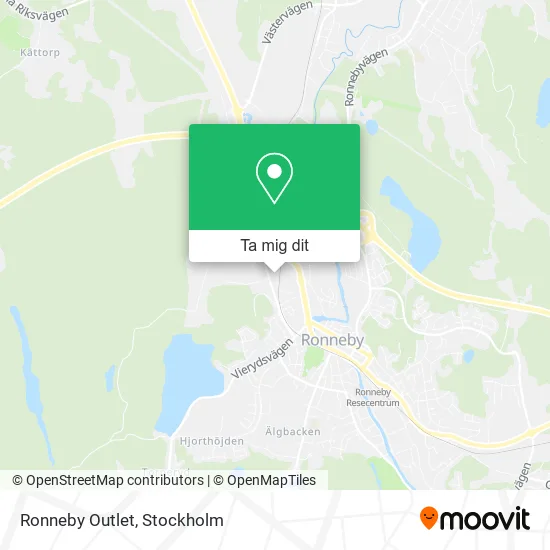 Ronneby Outlet karta