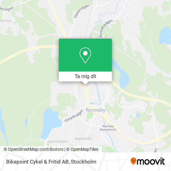 Bikepoint Cykel & Fritid AB karta