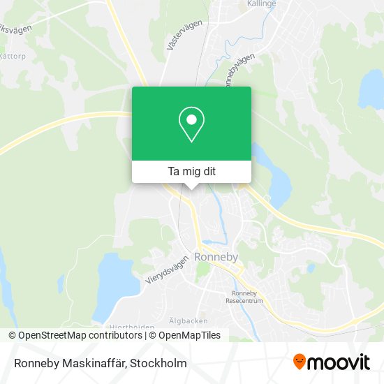 Ronneby Maskinaffär karta