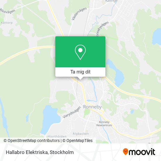 Hallabro Elektriska karta