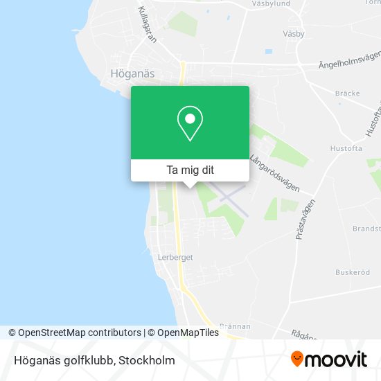 Höganäs golfklubb karta