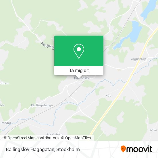 Ballingslöv Hagagatan karta