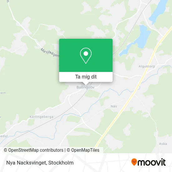Nya Nacksvinget karta